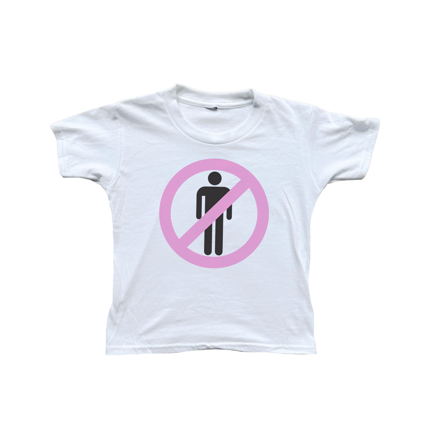 'NO MEN' baby tee